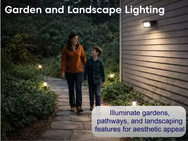 Morris led 20w floodlight ideal for the garden